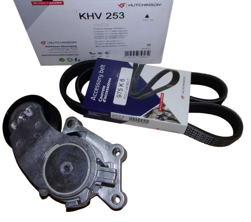 Aandrijfriemspanner Doe Citroen Peugeot KHV253 1611277580 Hutchinson main product photo