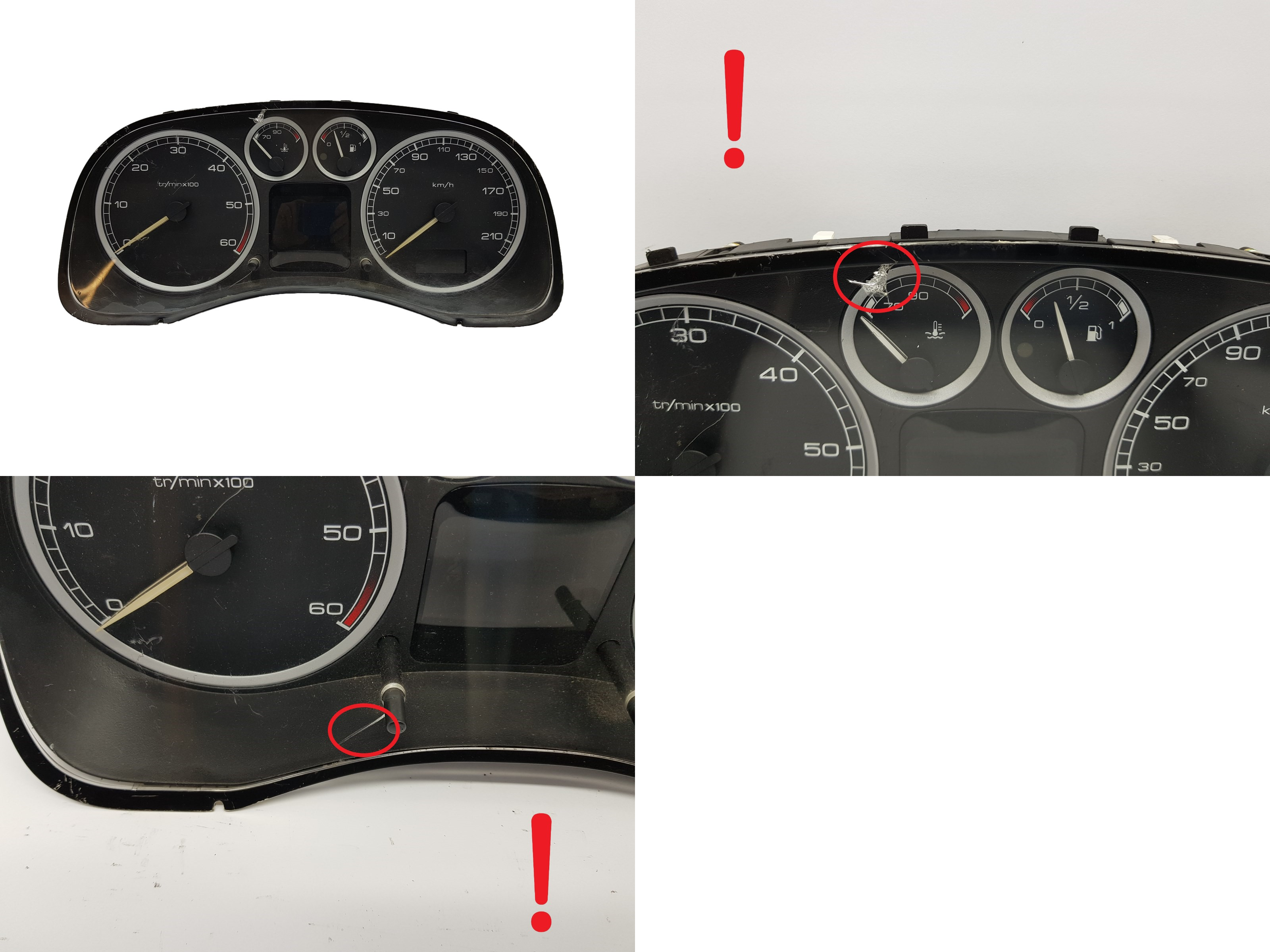 Snelheidsmeter Peugeot 307 P9636708880 3101 main product photo