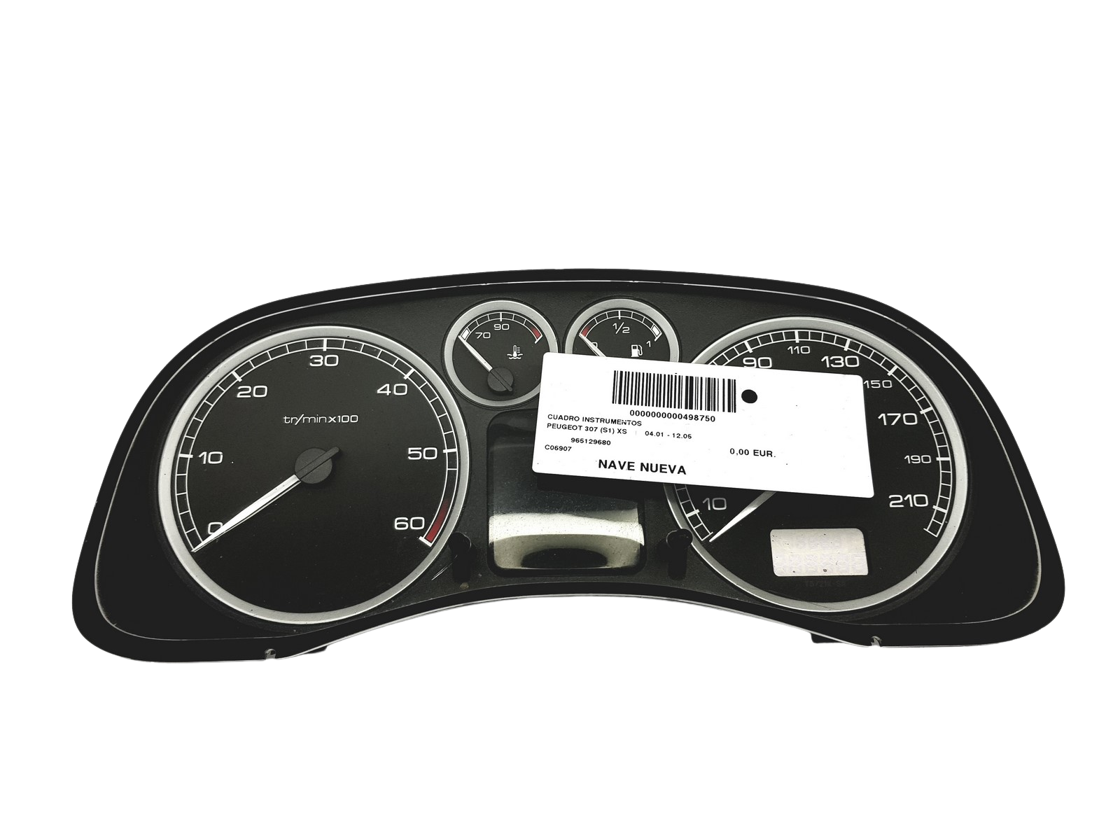 Snelheidsmeter Peugeot 307 9651299680 C 00 53854 main product photo
