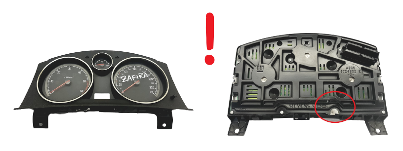 Snelheidsmeter Opel Astra H Zafira B 13216684PF 58660 main product photo