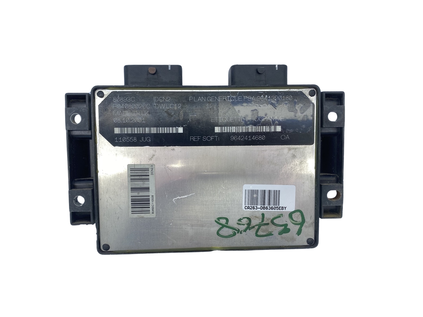 Regeleenheid 9641390180 9642414680 R04080026C 80893C PSA Lucas 63605 main product photo