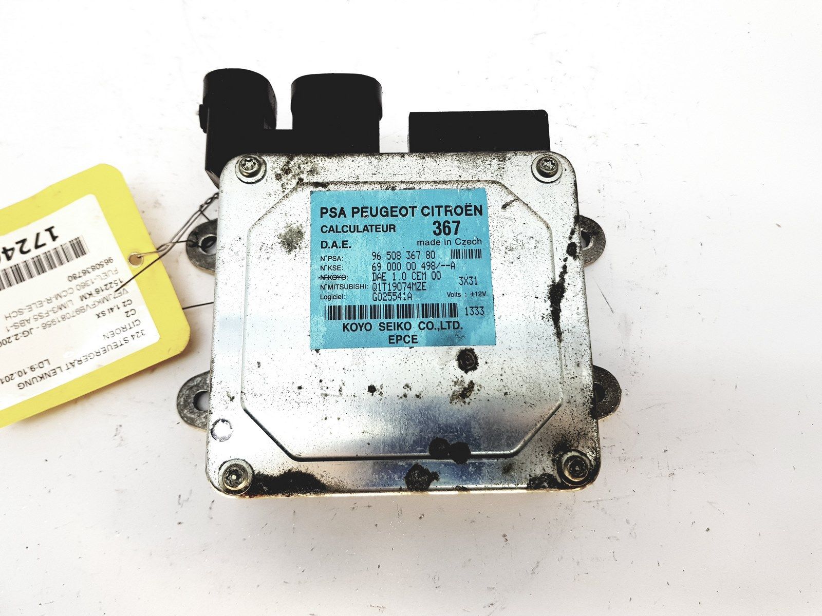 Regeleenheid 9650836780 6900000498 Q1T19074MZE KOYO PSA 20830 main product photo