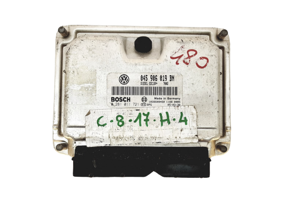 ECU Motormanagement VW 045906019BN 0281011721 Bosch 21166 main product photo