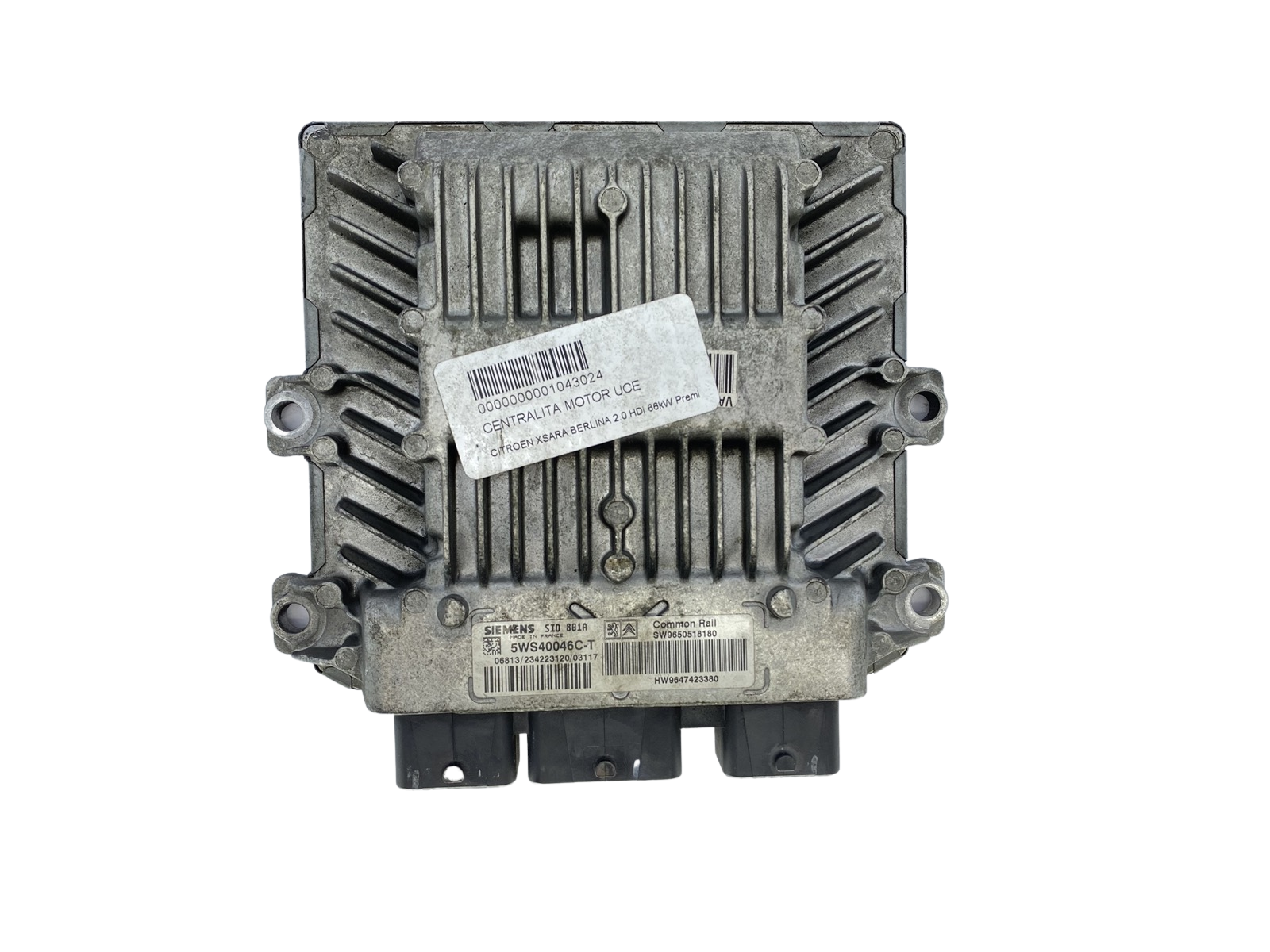 Regeleenheid 5WS40046C-T 9650518180 9647423380 PSA Siemens 59518 main product photo