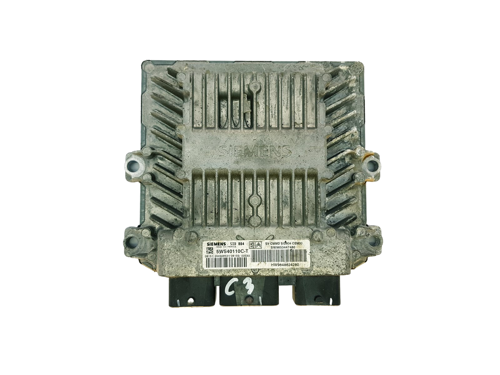 Regeleenheid 9653447480 9648624280 5WS40110C-T PSA Siemens 33183 main product photo