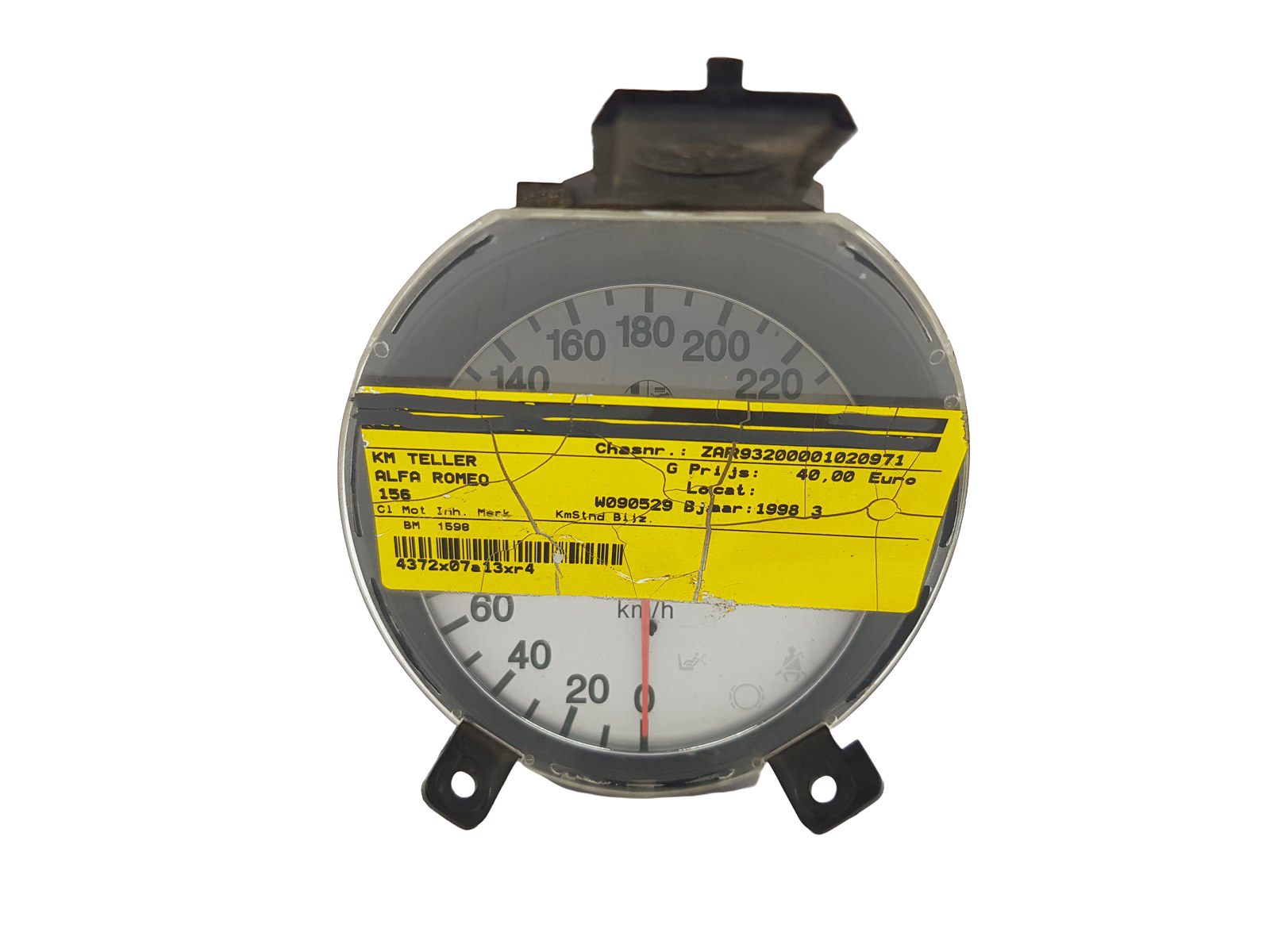 Snelheidsmeter Alfa Romeo 156 60653706 6160349908 25728 main product photo