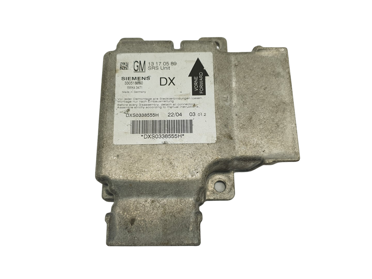 Controle-eenheid module Opel 13170589 5WK43471 Siemens GM 68905 main product photo