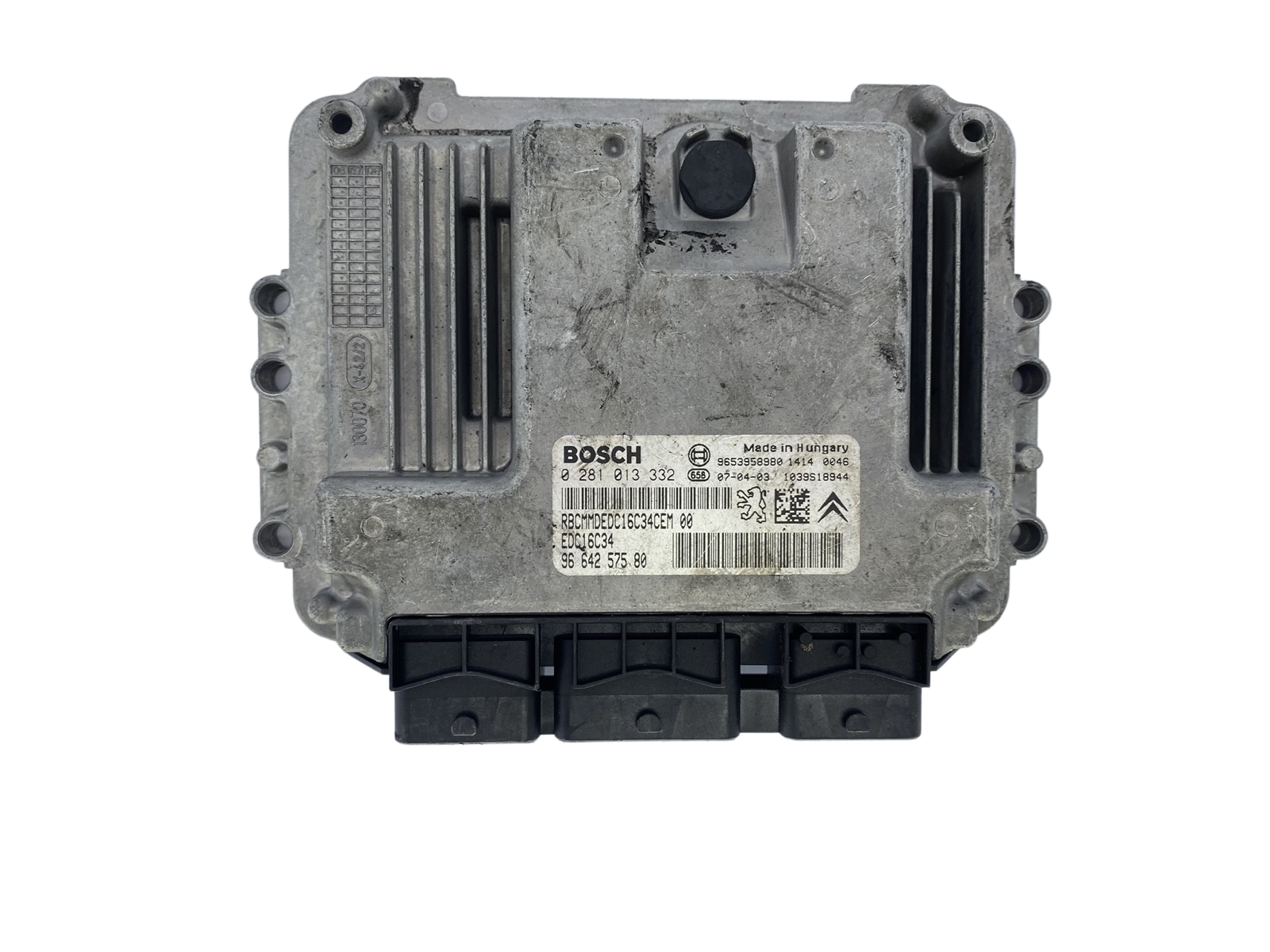 Regeleenheid 0281013332 9664257580 9653958980 EDC16C34 PSA Bosch 53361 main product photo