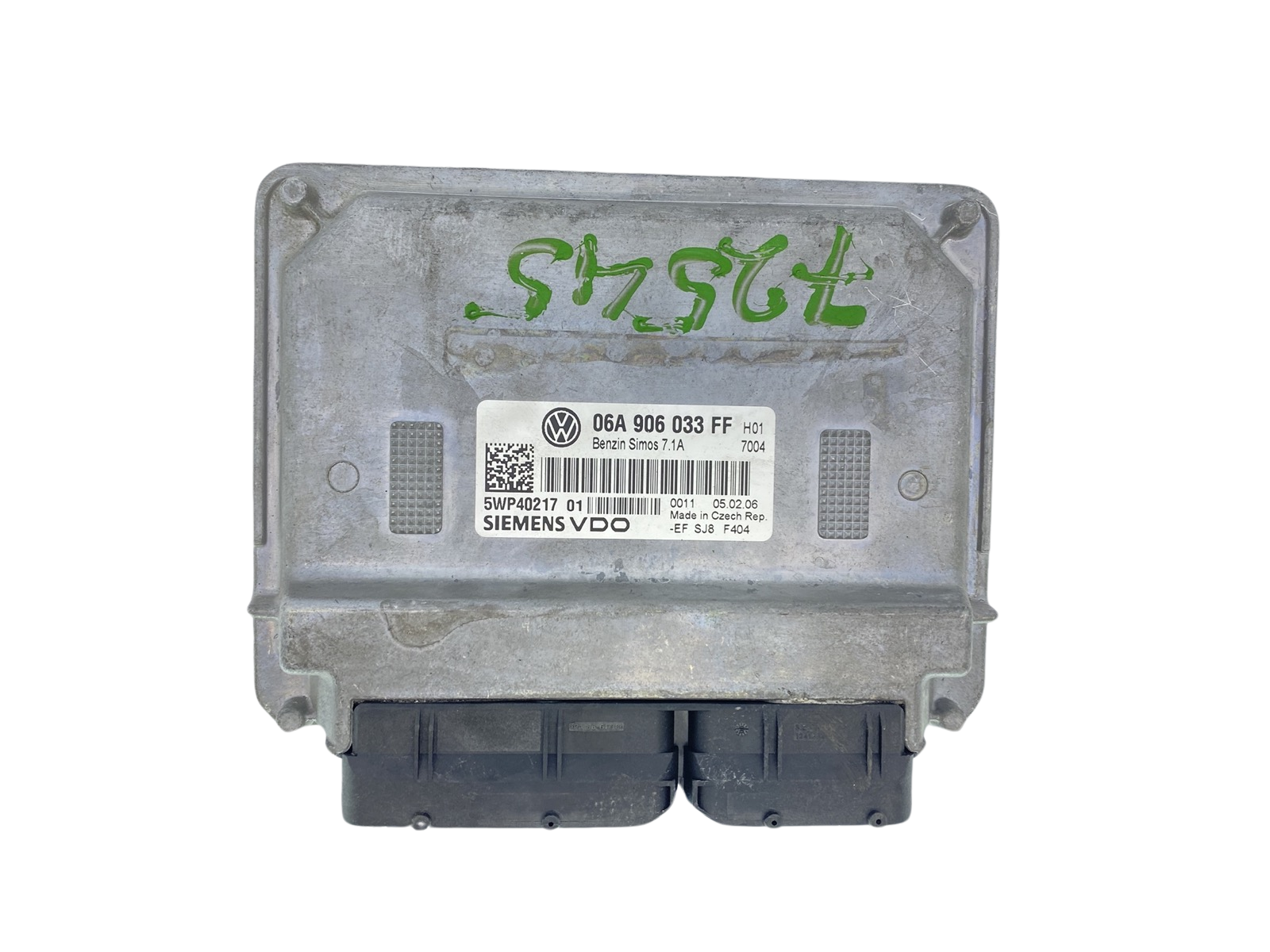 Regeleenheid 06A906033FF 5WP40217 01 VW Seat Siemens 63428 main product photo