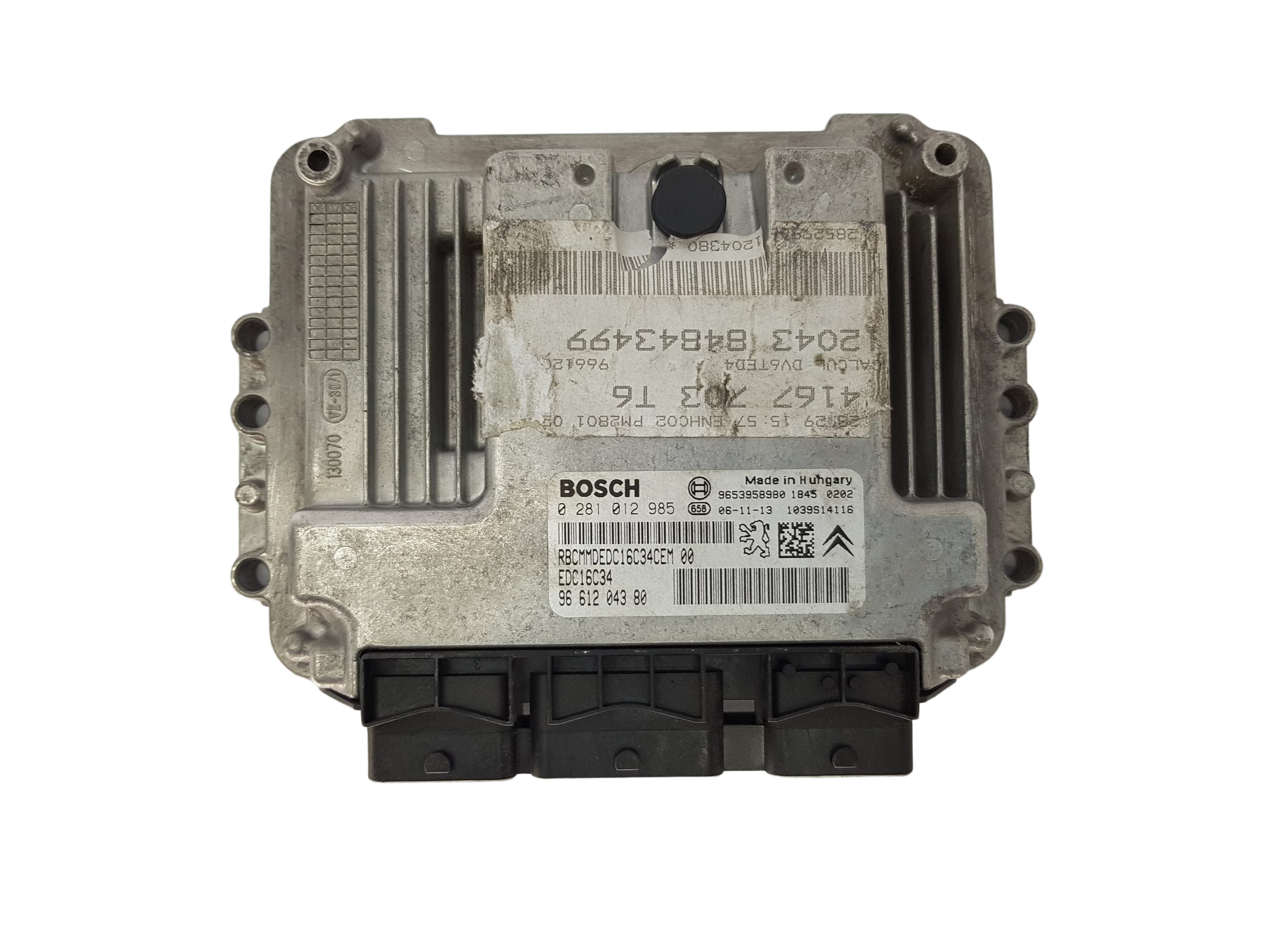 Regeleenheid 0281012985 9661204380 9653958980 PSA Bosch 3649 main product photo