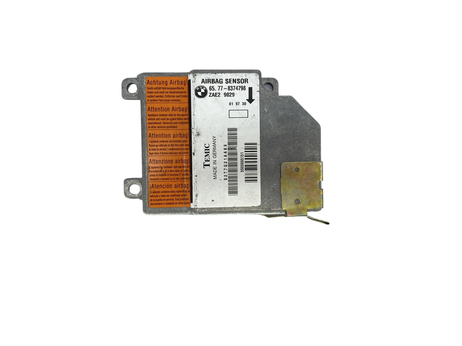 Controle-eenheid module 65.77-8374798 ZAE2 9029 BMW Temic 58586 main product photo