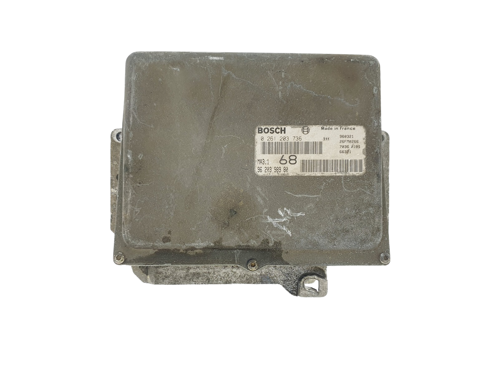 Regeleenheid 0261203736 9620398980 MA3.1 26FM0266 PSA Bosch 36427 main product photo