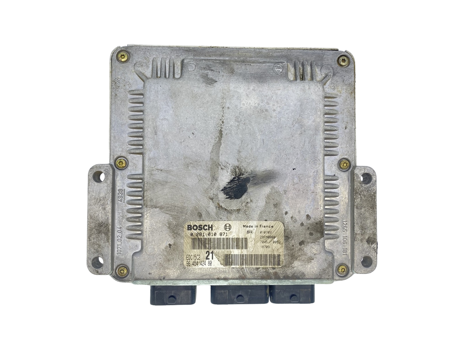 Regeleenheid 9645442480 0281010871 28FM0000 PSA Bosch 63721 main product photo