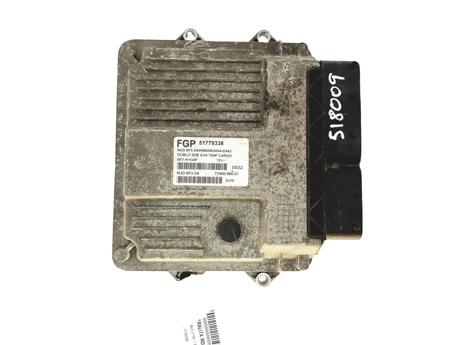 Regeleenheid MJD6F3.D4 51779338 Fiat Megneti Marelli main product photo