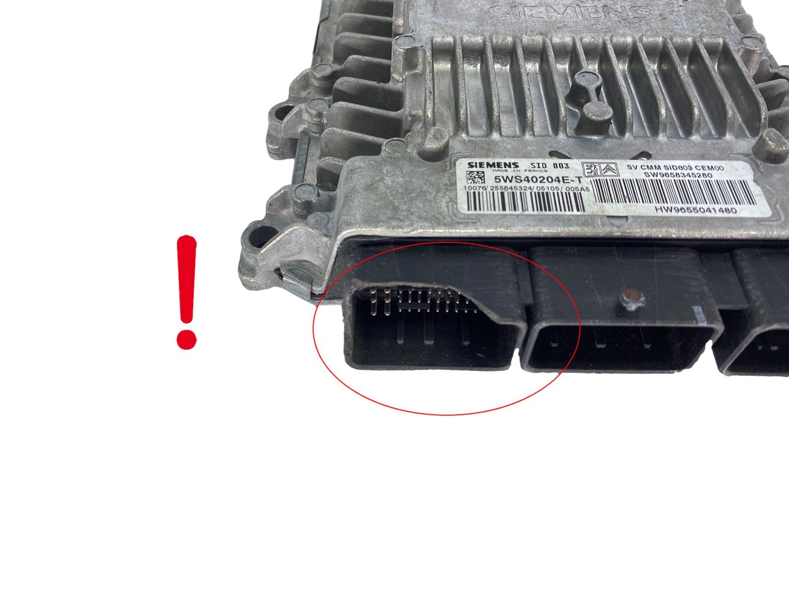 Regeleenheid 5WS40204E-T 9658345280 9655041480 PSA Siemens 63963 main product photo