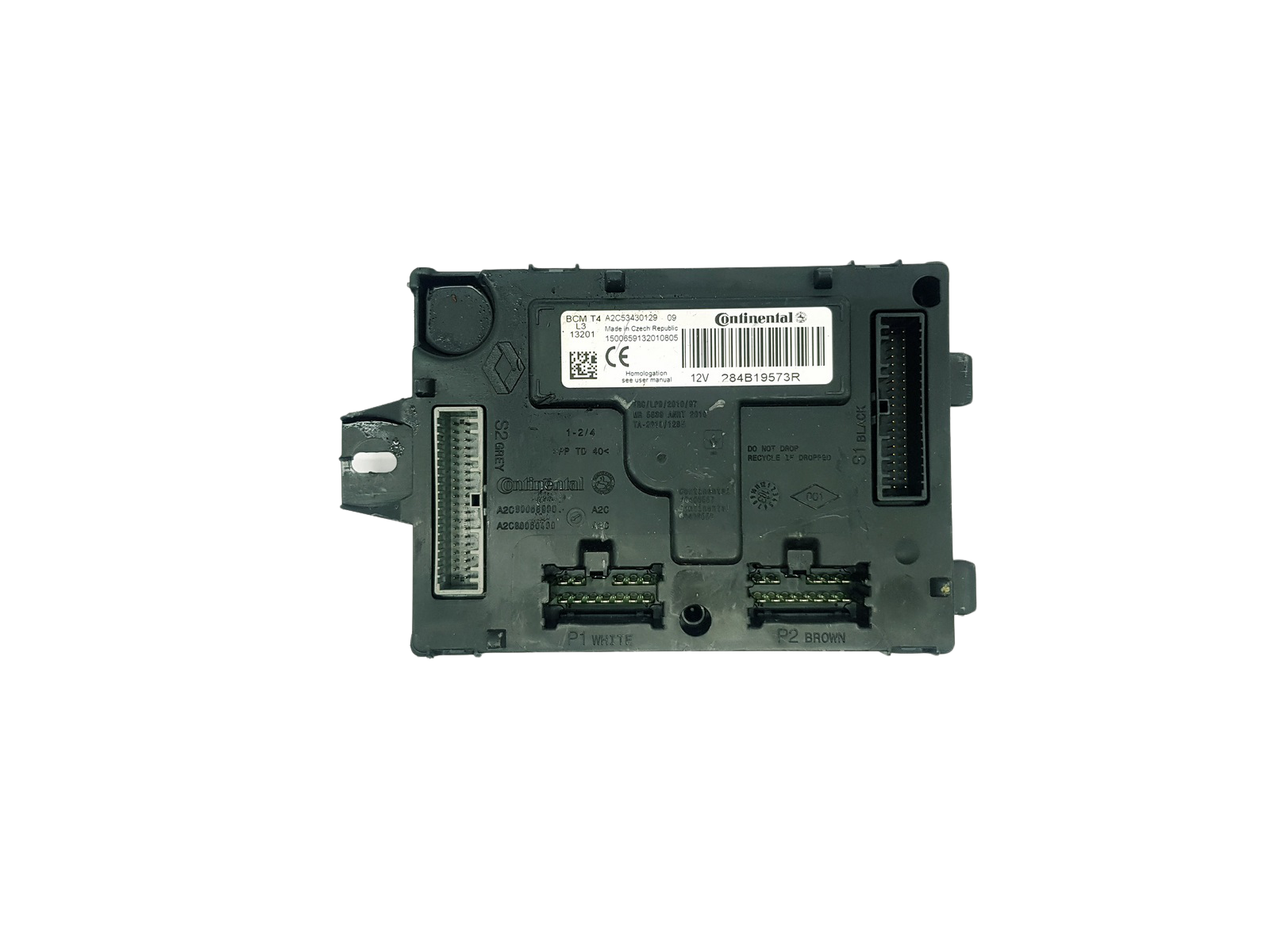 Regeleenheid BCM T4 284B19573R A2C53430129 Renault Continental 31503 main product photo