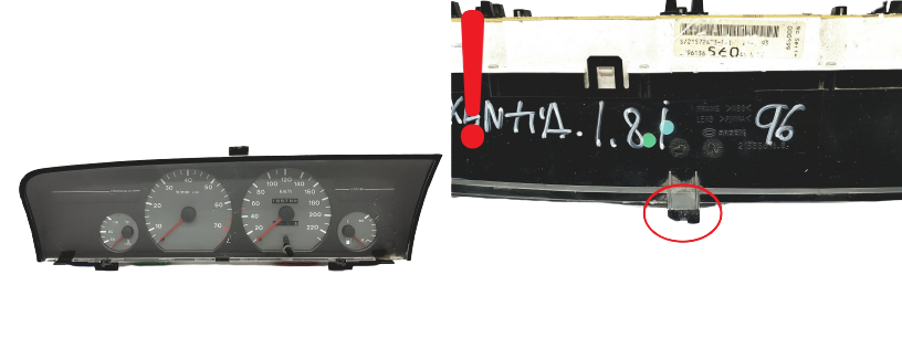 Snelheidsmeter Citroen Xantia 9613656080 L 09 51227 main product photo