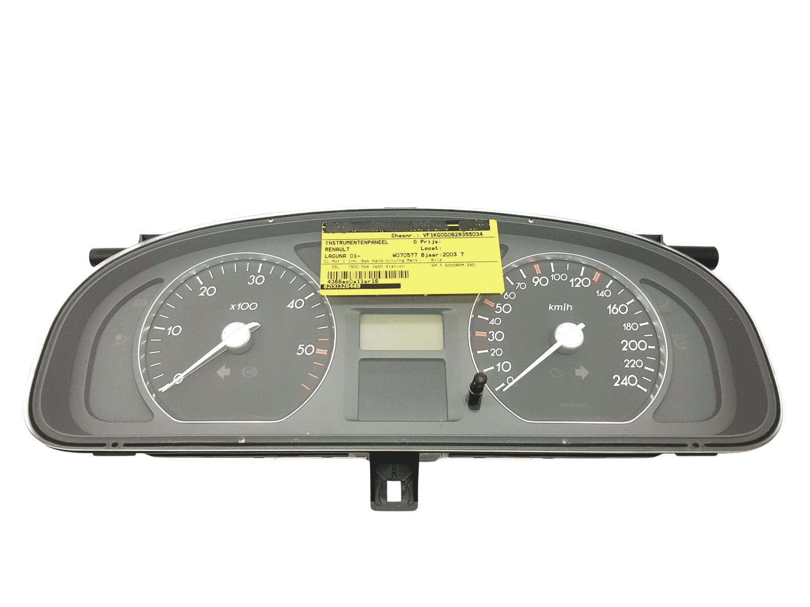 Toerenteller Renault Laguna 2 8200328449 44767 main product photo
