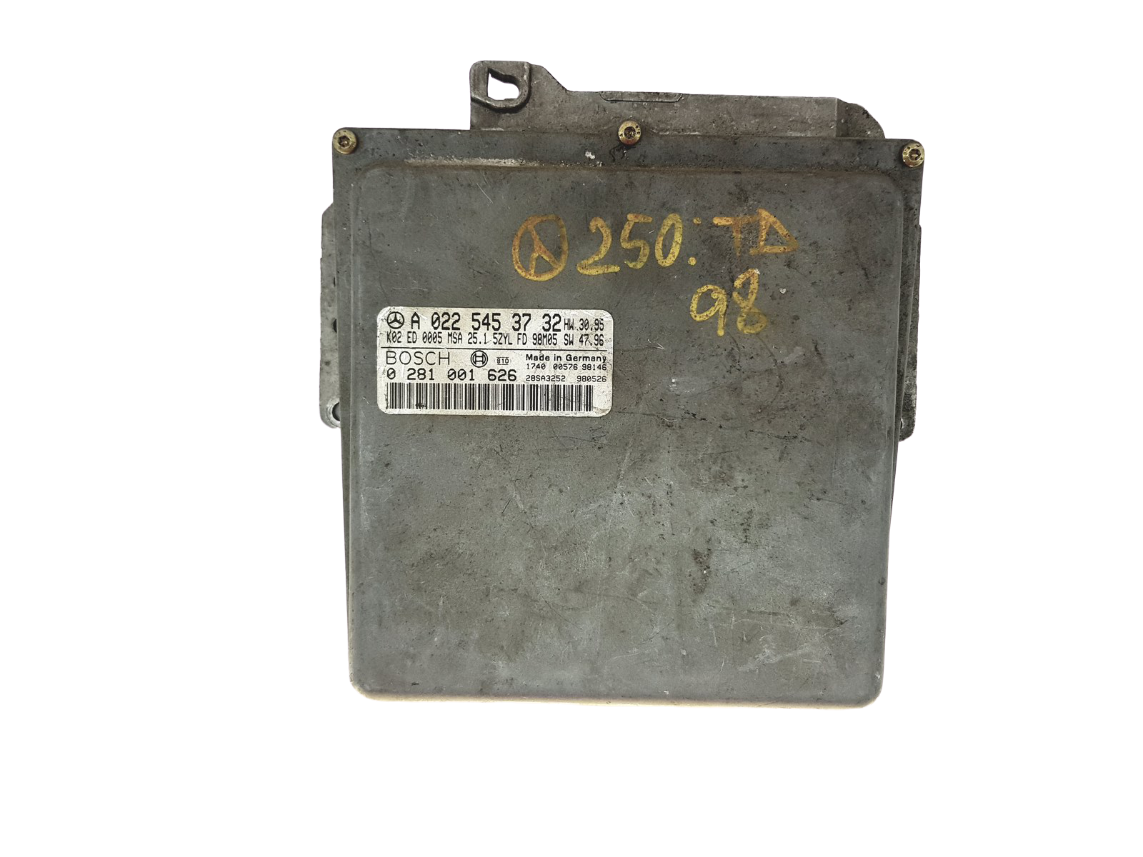 Regeleenheid A0225453732 0281001626 Mercedes Bosch main product photo