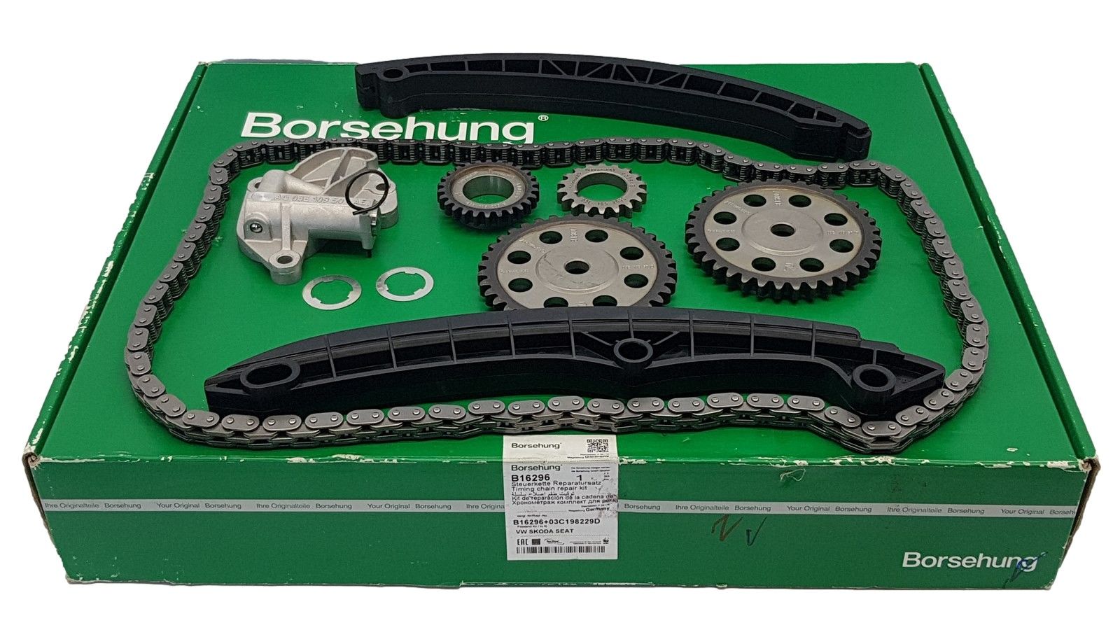 Distributiekettingset 03C198229D B16296 VW Seat Skoda Borsehung main product photo