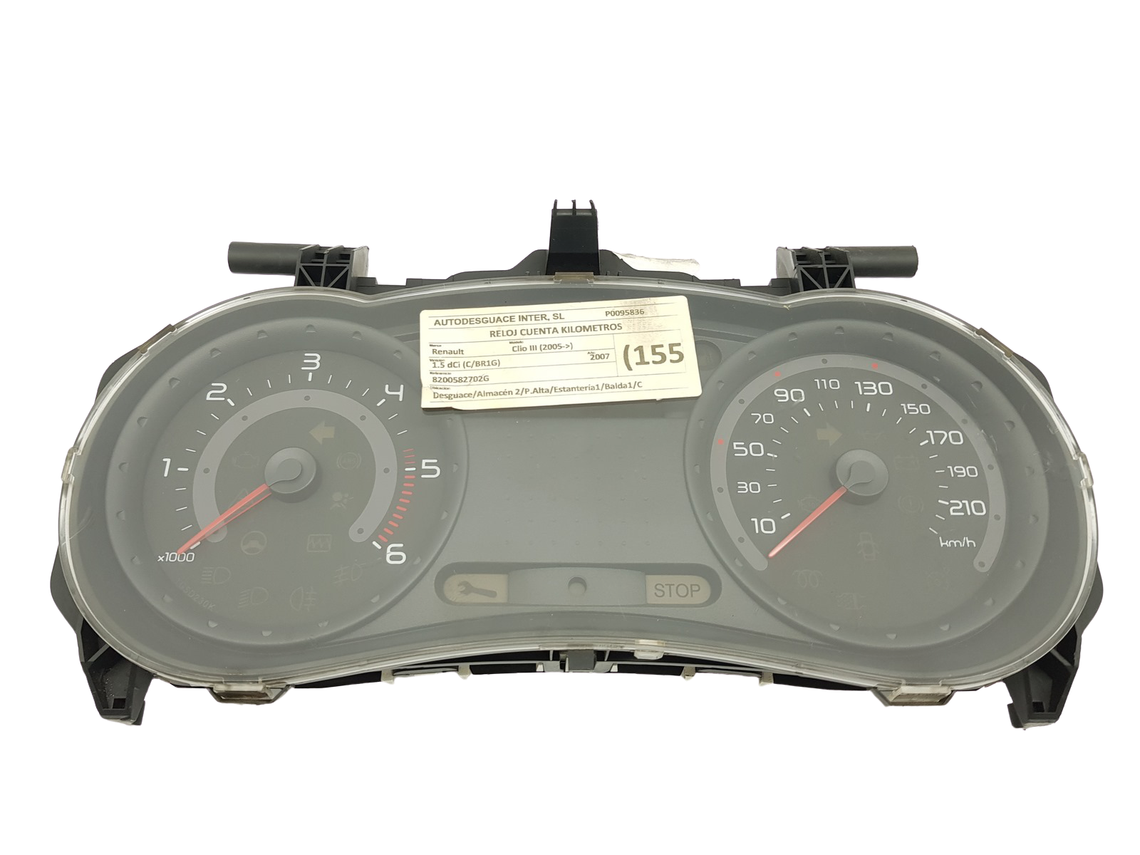 Toerenteller Renault Clio 3 8200582702 G 27023 main product photo