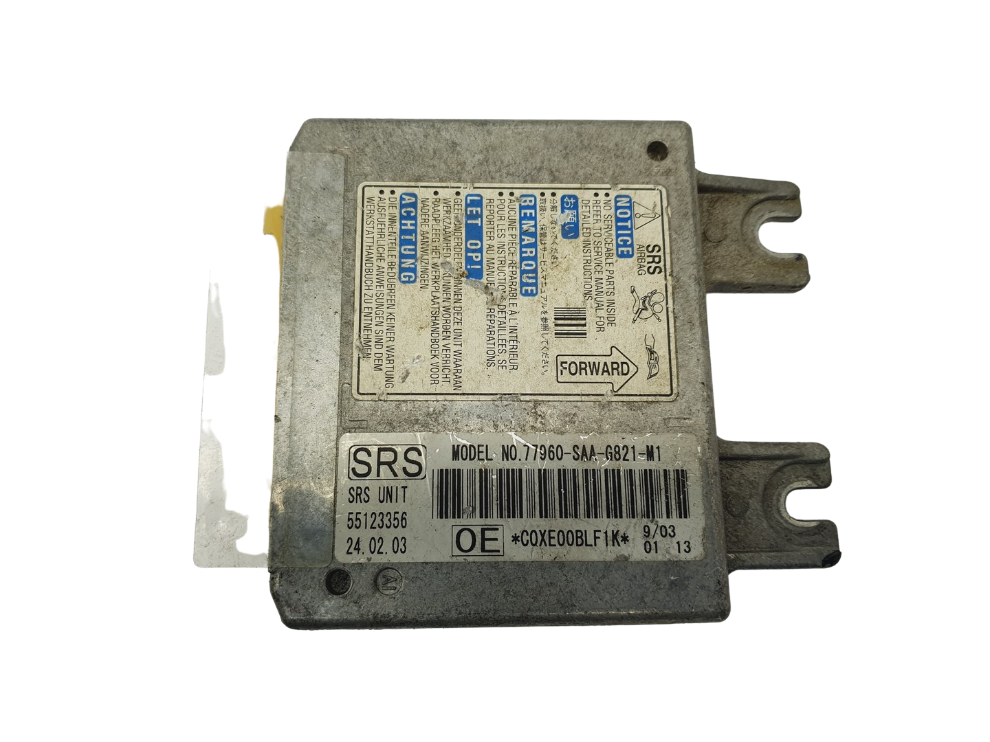 Controle-eenheid module 77960-SAA-G821-M1 55123356 Honda main product photo