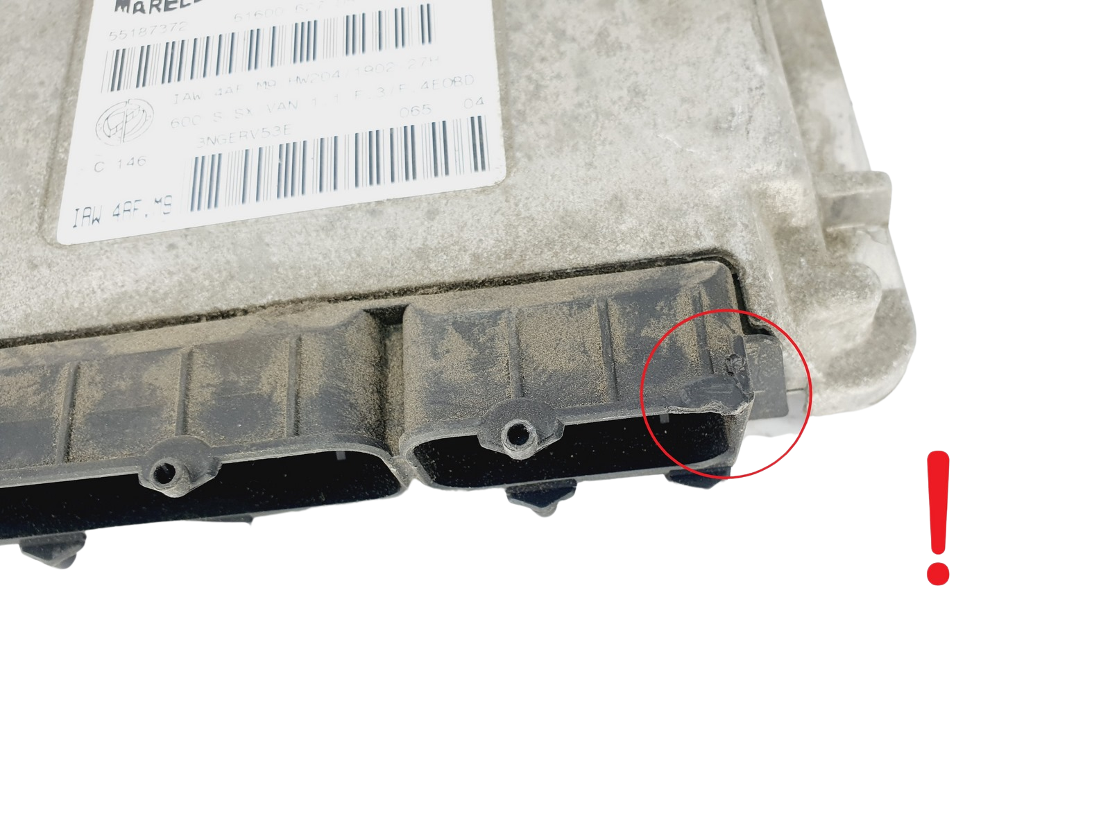 Regeleenheid IAW 4AF.M9 55187372 61600.627.05 Fiat Magneti Marelli 46798 main product photo