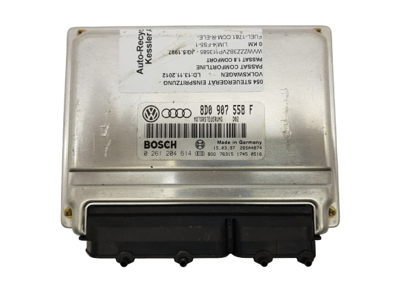 ECU Motormanagement VW Audi 8D0907558F 0261204614 Bosch main product photo