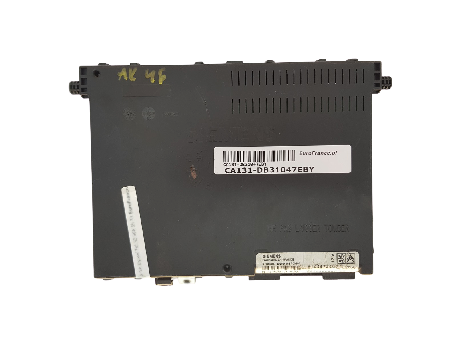 Regeleenheid BSI T1 S105872300G 9626460880 PSA Siemens 31047 main product photo