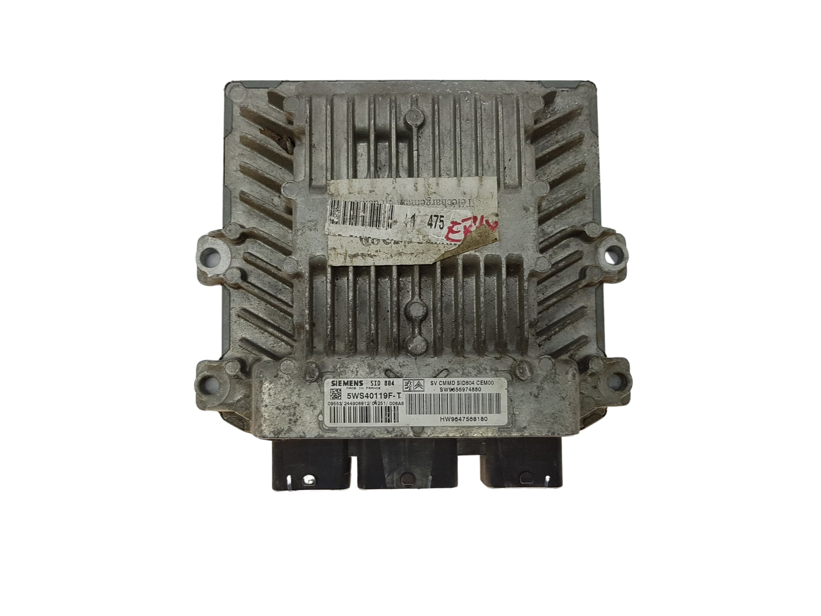 Regeleenheid 9647568180 9656974880 5WS40119F-T PSA Siemens main product photo