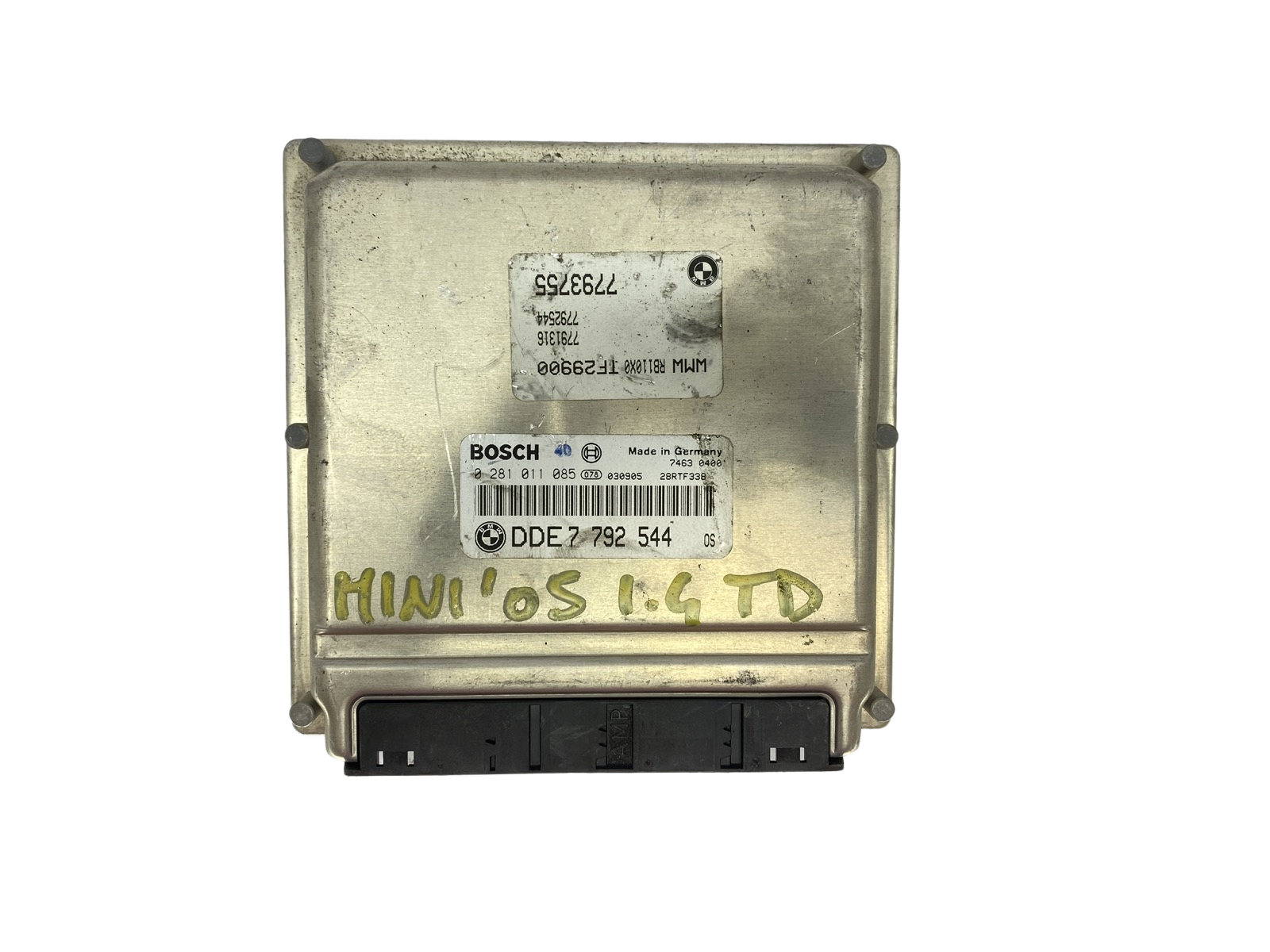 ECU Motormanagement BMW 7792544 0281011085 Bosch 57541 main product photo