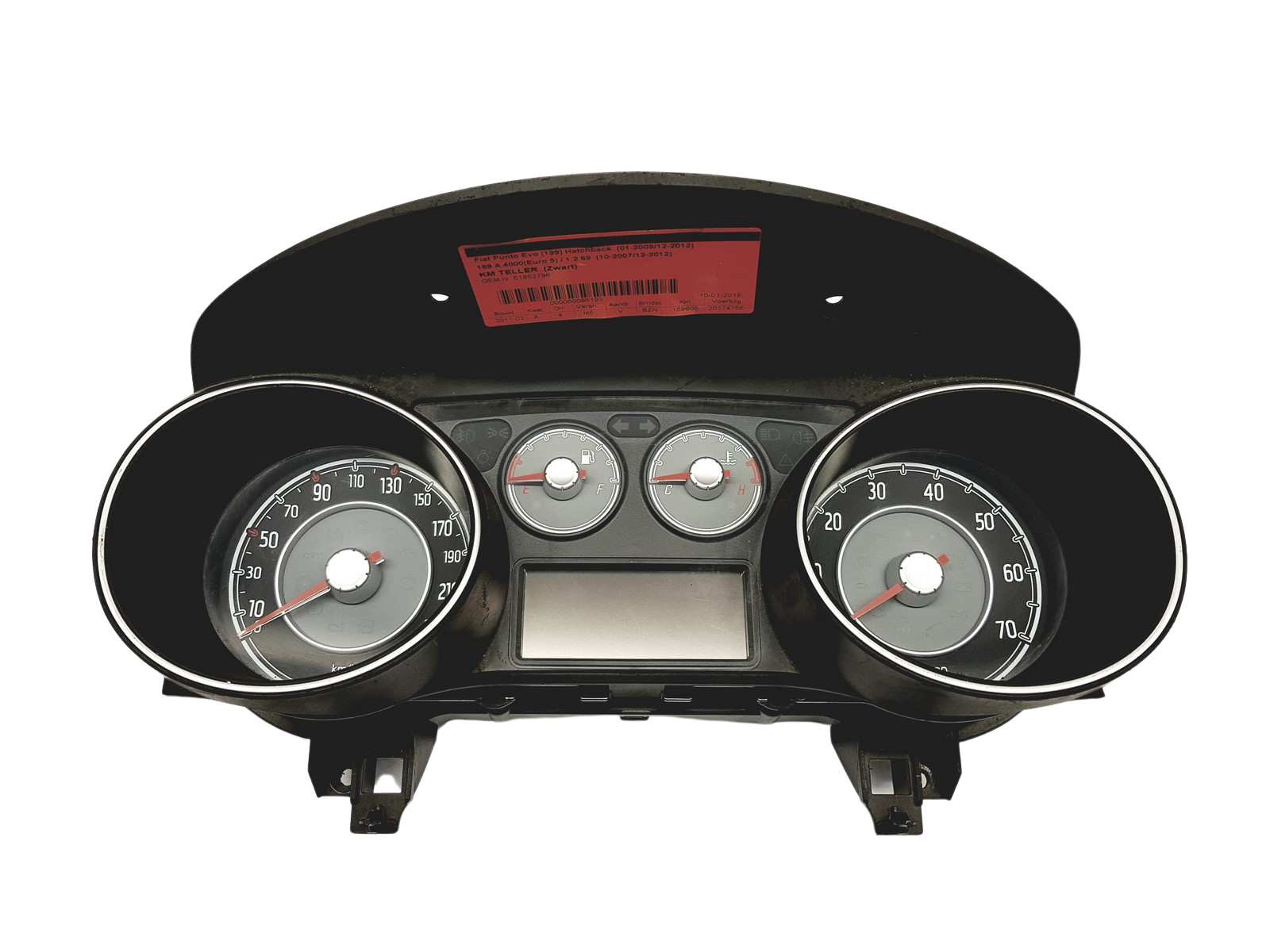 Snelheidsmeter Fiat Punto Evo 51852796 503003060200 51823 main product photo