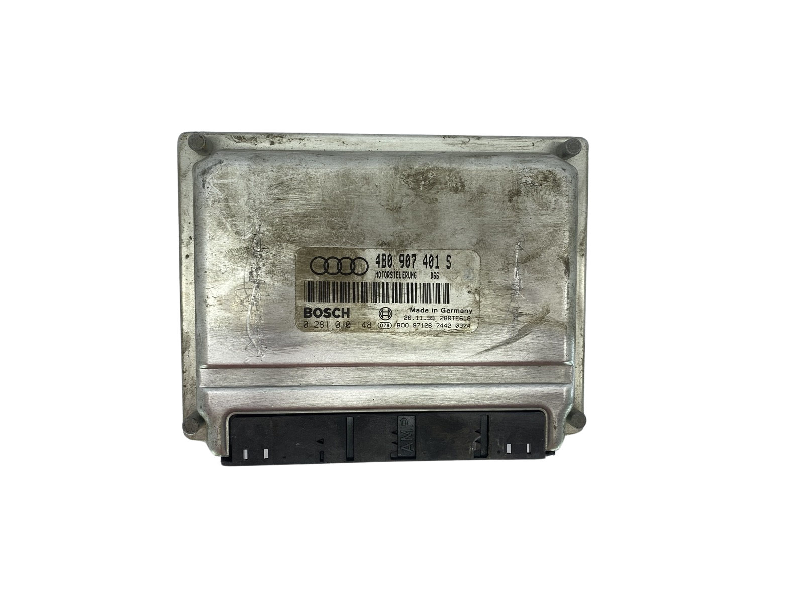 ECU Motormanagement Audi 4B0907401S 0281010148 Bosch 62530 main product photo