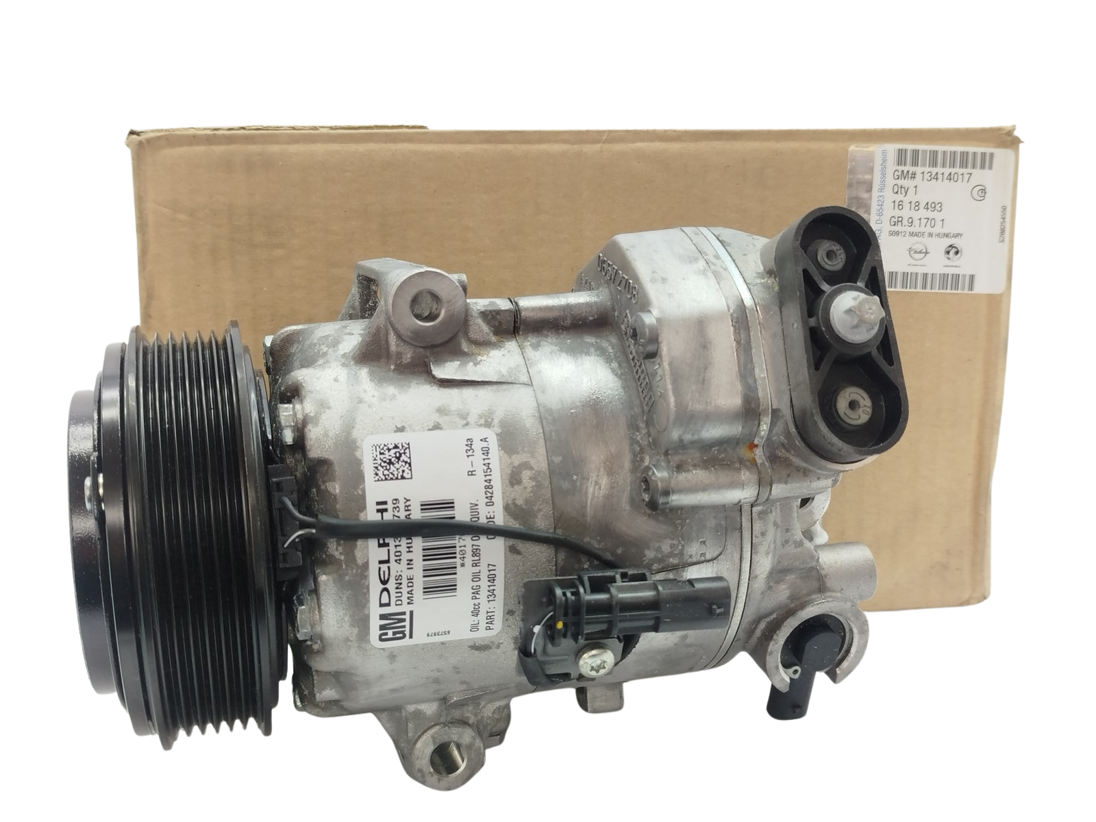 Airco Compressor Nieuw Origineel Opel Chevrolet 13414017 main product photo